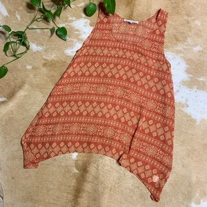 Anthro DanielRainn sheer tank, sz M